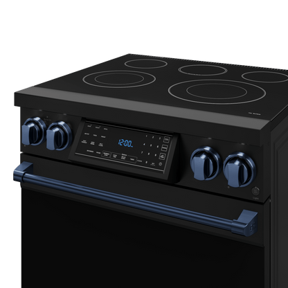 THOR KITCHEN RSE30BBLU 30 Inch Professional Electric Range With Tilt Panel Touch Control I...