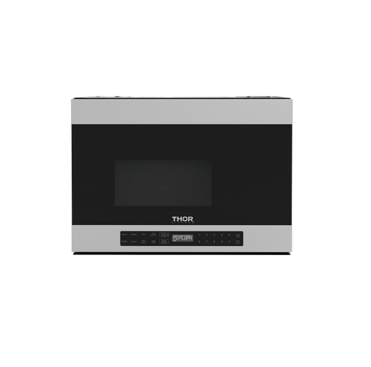 THOR KITCHEN TOR24SS 24 Inch Convertible Over the Range Microwave With Ventilation (COMI...