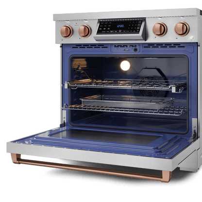 THOR KITCHEN RSE36RSG 36 Inch Professional Electric Range With Tilt Panel Touch Control I...