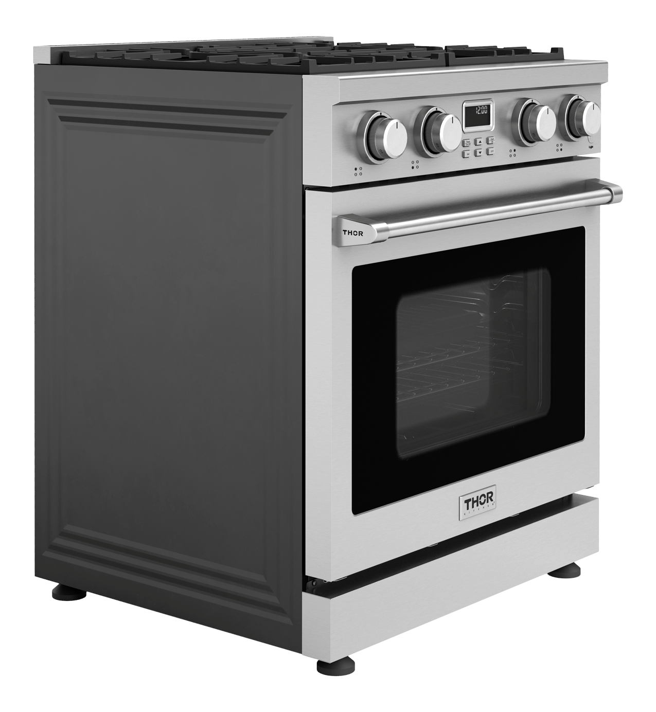 THOR KITCHEN ARG30LP 30 Inch Contemporary Professional Gas Range In Stainless Steel - LI...