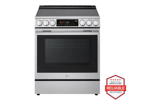 LG LSEL6337XE 6.3 Cu. Ft. Smart Electric Slide-in Range With Instaview, PROBAK...