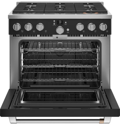 CAFE CGY366P3TD1 Cafe 36"" Smart All-gas Commercial-style Range With 6 Burners ...