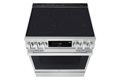 LG LSEL6337XE 6.3 Cu. Ft. Smart Electric Slide-in Range With Instaview, PROBAK...