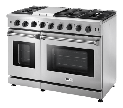 THOR KITCHEN LRG4807U Thor Kitchen - 48 Inch Professional Gas Range In Stainless Steel