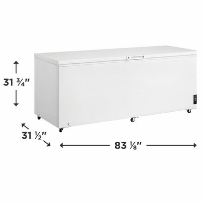 FRIGIDAIRE FFCL2542AW Frigidaire 24.8 Cu. Ft. Chest Freezer