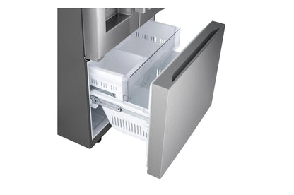 LG LF25H6330S 25 CU.FT. 3-door French Door Refrigerator With New Hybrid Handle DE...