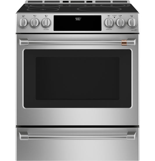 CAFE CHS90XP2MS1 Cafe 30"" Smart Slide-in, Front-control, Induction and CON...