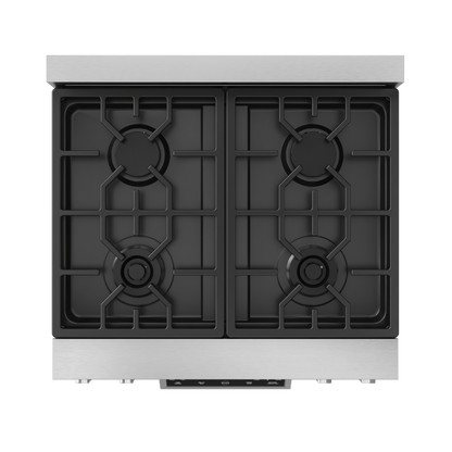 THOR KITCHEN RSG30 30 Inch Professional Gas Range With Tilt Panel Touch Control In STA...