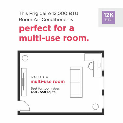 FRIGIDAIRE FHTC123WB1 Frigidaire 12,000 BTU Through the Wall Room Air Conditioner