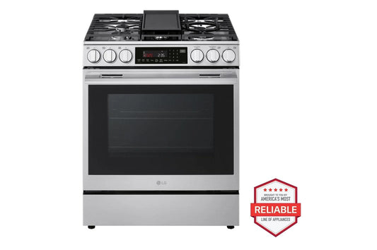 LG LSGL6337X 6.3 Cu Ft. Smart Gas Slide-in Range With Instaview, Probake CONV...