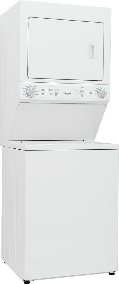 FRIGIDAIRE FLCE7523AW Frigidaire Electric Long Vent Stacked Laundry Center - 3.9 Cu. Ft W...