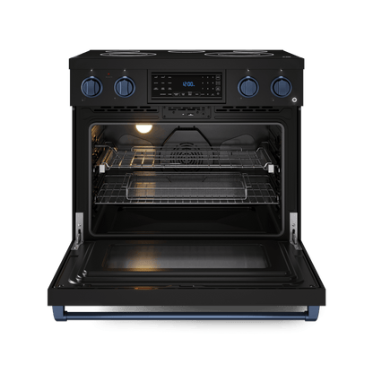 THOR KITCHEN RSE36BBLU 36 Inch Professional Electric Range With Tilt Panel Touch Control I...