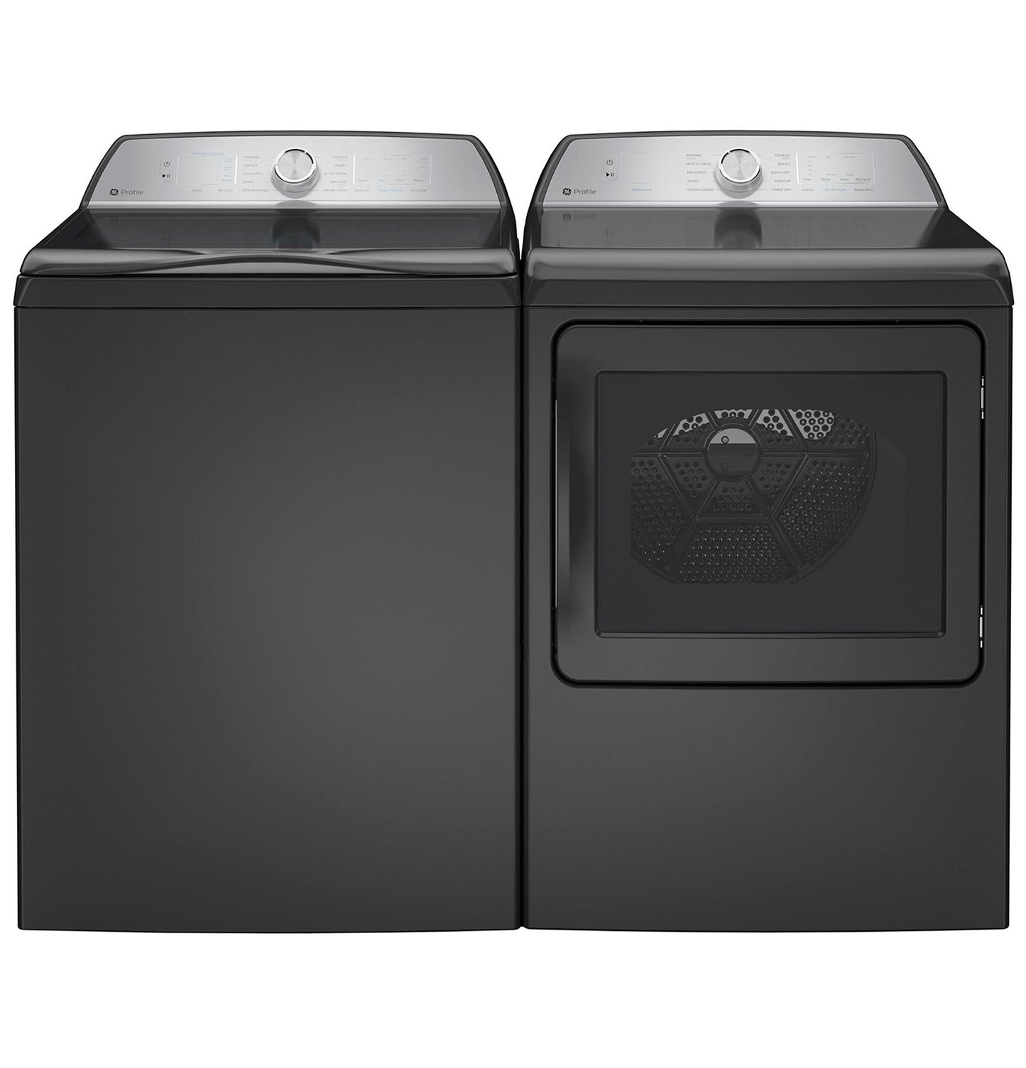 GE APPLIANCES PTW600BPRDG GE Profile 5.0 Cu. Ft. Capacity Washer With Smarter Wash TECHNO...