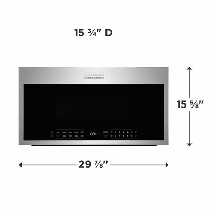 FRIGIDAIRE GMOS1964AF Frigidaire Gallery 1.9 Cu. Ft. Over-the-range Microwave With SENSOR...