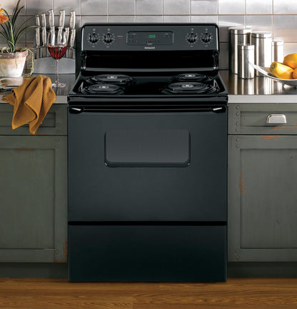 HOTPOINT RBS360DMBB Hotpoint 30"" Free-standing Standard Clean Electric Range