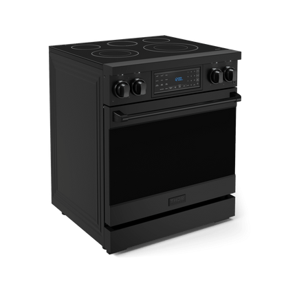 THOR KITCHEN RSE30B 30 Inch Professional Electric Range With Tilt Panel Touch Control I...