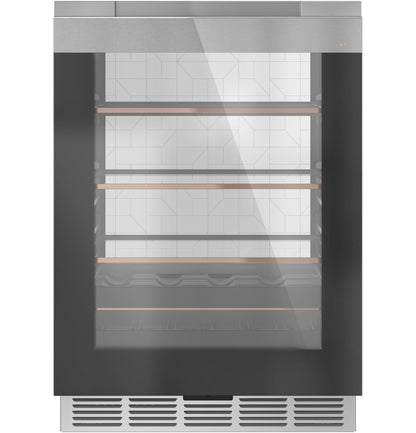 CAFE CCR06BM2PS5 Cafe Cafe Beverage Center In Platinum Glass