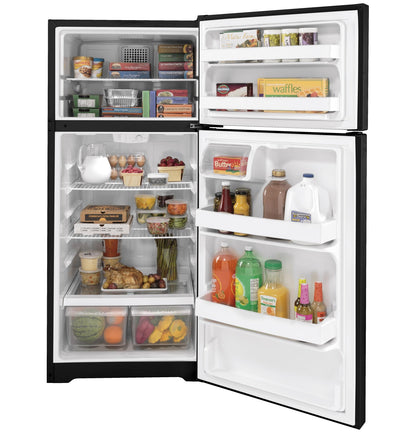 GE APPLIANCES GTS17DTNRBB Ge 16.6 Cu. Ft. Top-freezer Refrigerator