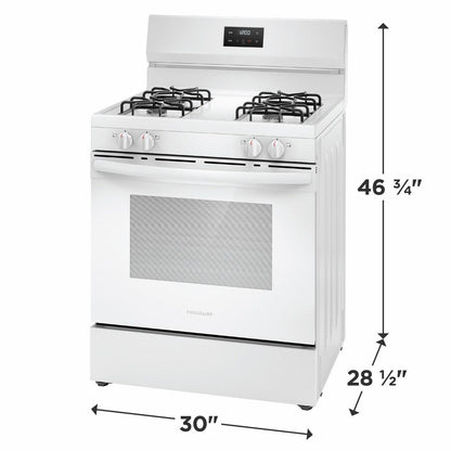 FRIGIDAIRE FCRG3051BW Frigidaire 30"" Gas Range