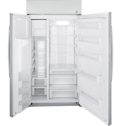 GE APPLIANCES PSB42YSNSS GE Profile Series 42"" Smart Built-in Side-by-side Refrigerator ...