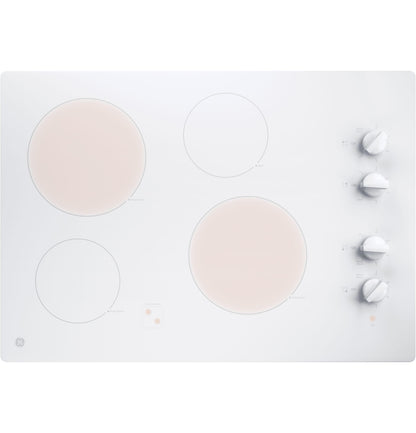 GE APPLIANCES JP3030TWWW Ge 30"" Built-in Knob Control Electric Cooktop