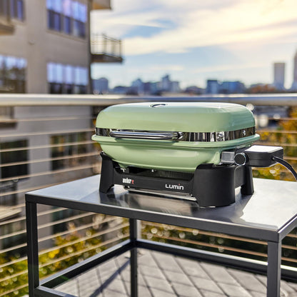 WEBER 91070901 Weber Lumin Compact Electric Grill - Seafoam Green