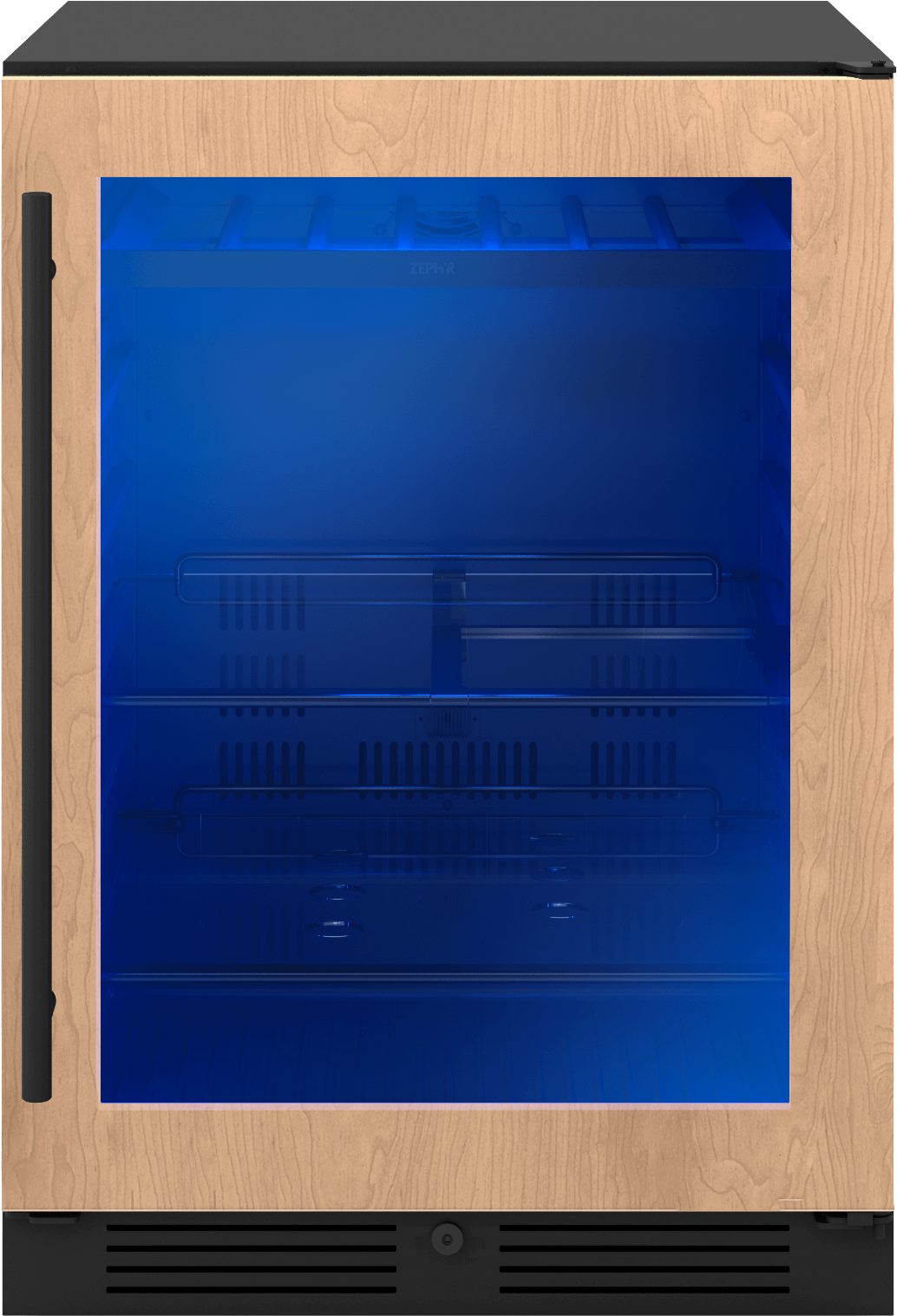 ZEPHYR PRB24C01CPG Zephyr 24"" Panel Ready Single Zone Beverage Cooler