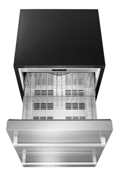 THOR KITCHEN TRF24U 24-inch Indoor Outdoor Refrigerator Drawer In Stainless Steel