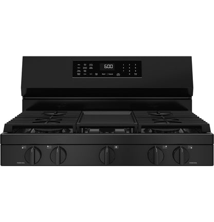 GE APPLIANCES GGF600AVBB Ge 30"" Free-standing Gas Convection Range With No Preheat Air FR...