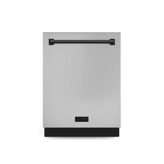 THOR KITCHEN DW24X8BA99BLK 24 Inch Dishwasher Stainless Steel/black | Gordon Ramsay Series - D...