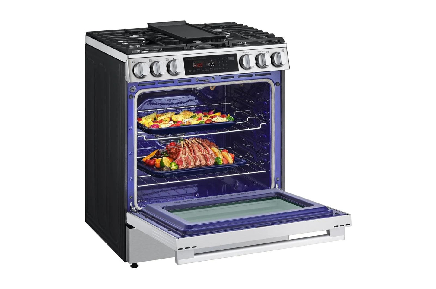 LG LSGL6335X 6.3 Cu Ft. Smart Gas Slide-in Range Probake Convection INSTAVIEW...
