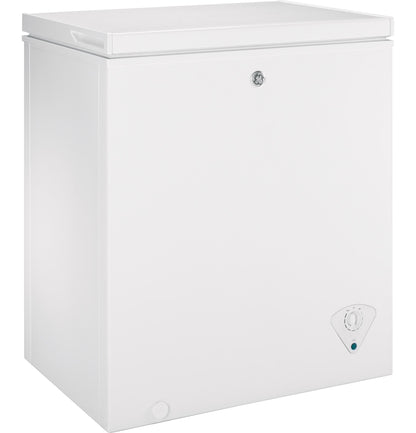 GE APPLIANCES FCM5STWW Ge 5.0 Cu. Ft. Manual Defrost Chest Freezer