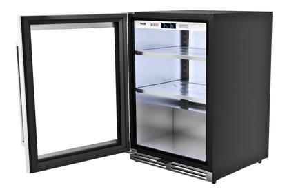 THOR KITCHEN TBR24ULH 24 Inch Professional Undercounter Beverage Cooler - Tbr24u-lh
