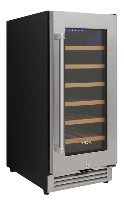 THOR KITCHEN TWC1501 Thor Kitchen 33 Bottle Wine Cooler With Sabbath Mode