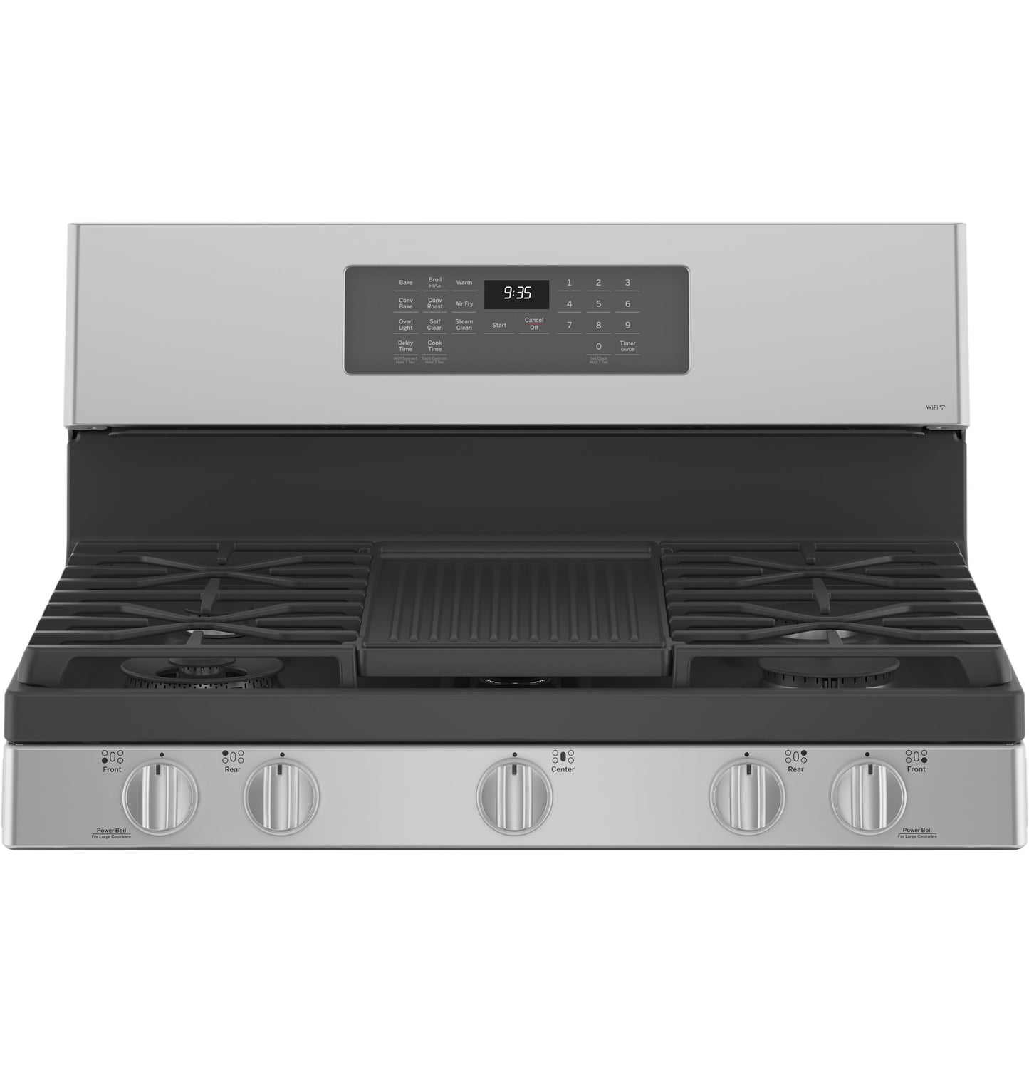 GE APPLIANCES PGB935YPFS GE Profile Smart 30"" Free-standing Self Clean Gas Fingerprint R...