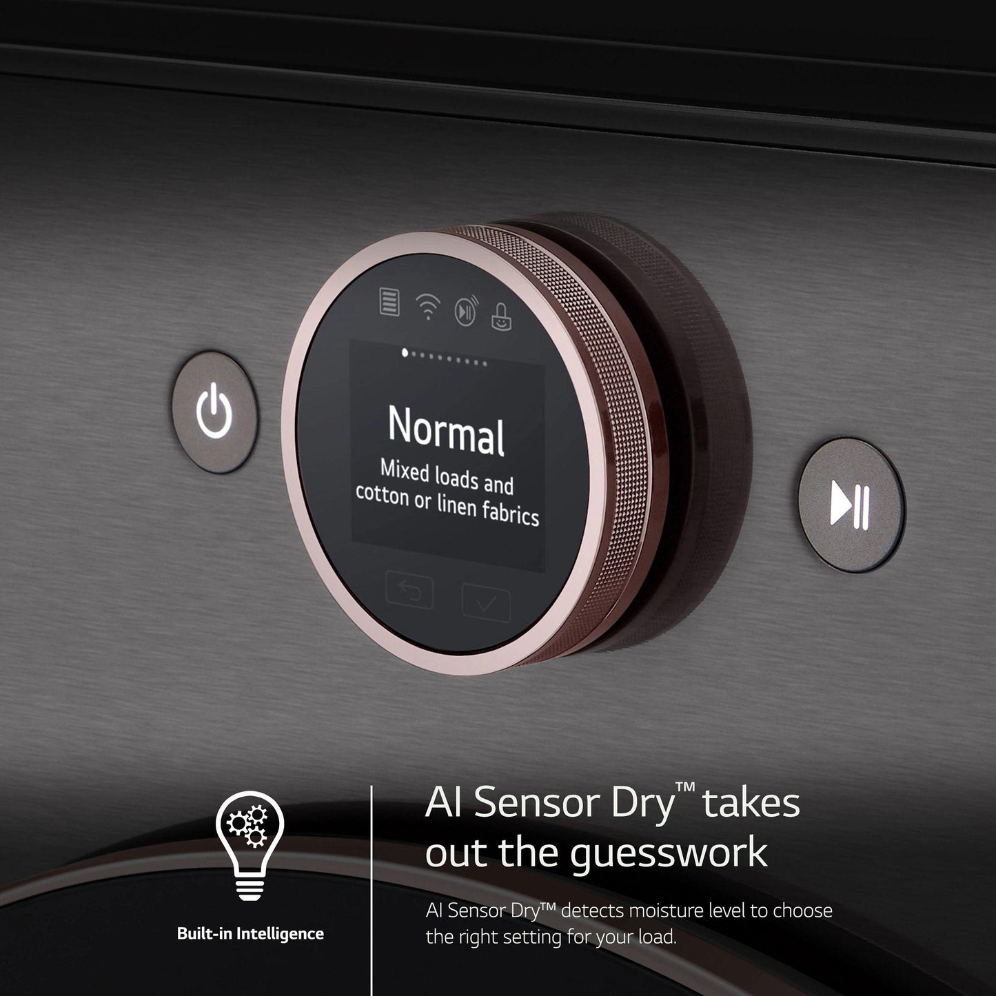 LG DLGX6501B 7.4 Cu. Ft. Ultra Large Capacity Smart Front Load Gas Dryer With SE...