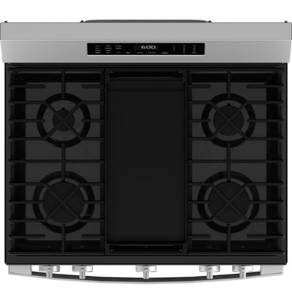 GE APPLIANCES GGF600AVSS Ge 30"" Free-standing Gas Convection Range With No Preheat Air FR...