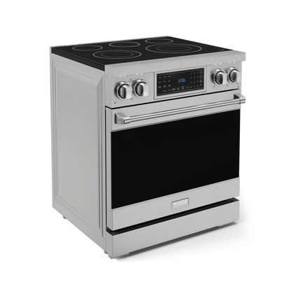 THOR KITCHEN RSE30 30 Inch Professional Electric Range With Tilt Panel Touch Control I...