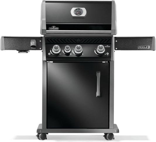 NAPOLEON BBQ RP425SIBNK2 Rogue Pro 425 Sib With Infrared Side Burner , Natural Gas, Black