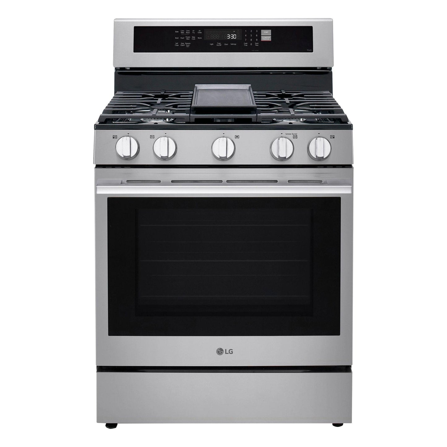 LG LRGN6325X 6.3 Cu. Ft. Smart Wi-fi Enabled Probake Convection Gas Range WIT...