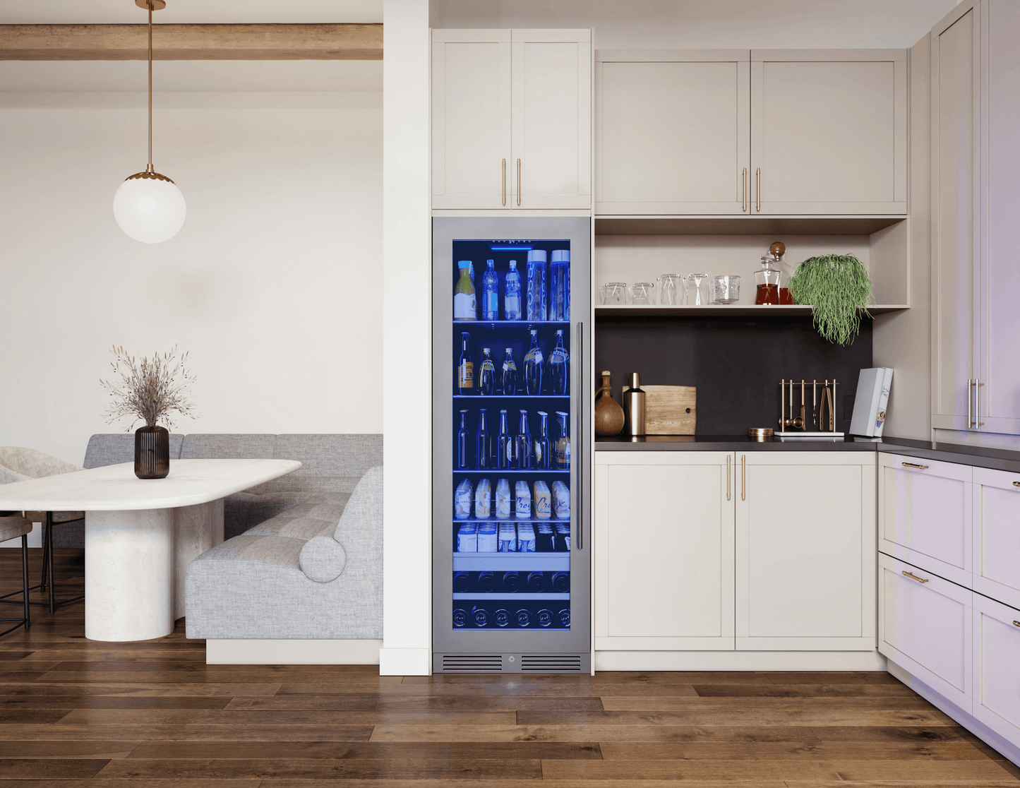 ZEPHYR PRB24F01BG Zephyr 24"" Full Size Single Zone Beverage Cooler