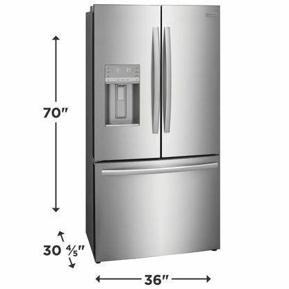 FRIGIDAIRE GRFC2353AF Frigidaire Gallery 22.6 Cu. Ft. Counter-depth French Door Refrigerator
