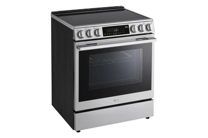 LG LSEL6337XE 6.3 Cu. Ft. Smart Electric Slide-in Range With Instaview, PROBAK...