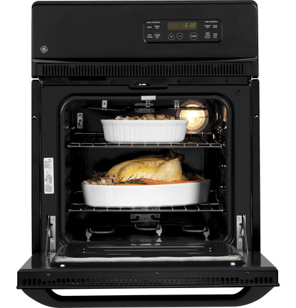 GE APPLIANCES JRP20BJBB GE Appliances 24"" Electric Single Self-cleaning Wall Oven
