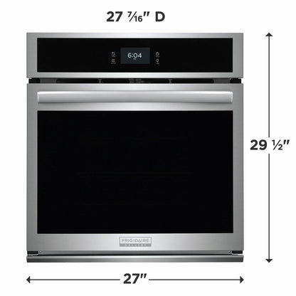 FRIGIDAIRE GCWS2767AF Frigidaire Gallery 27'' Single Electric Wall Oven With Total CONVEC...