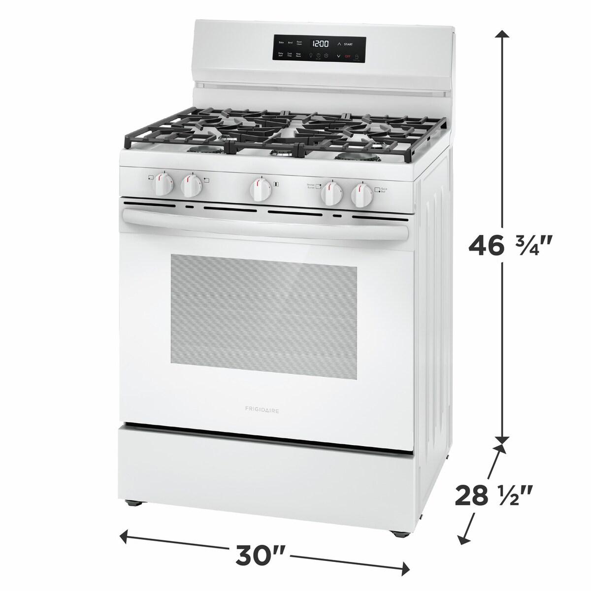 FRIGIDAIRE FCRG3062AW Frigidaire 30"" Gas Range With Quick Boil