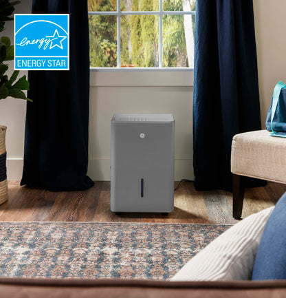 GE APPLIANCES AWYR50LC Ge 50 Pint Energy Star Smart Portable Dehumidifier With SMART...