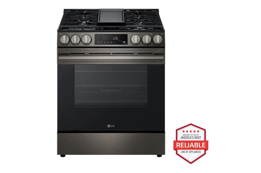 LG LSGL5833Z 5.8 Cu. Ft. Smart Gas Slide-in Range With Convection, Air Fry and E...