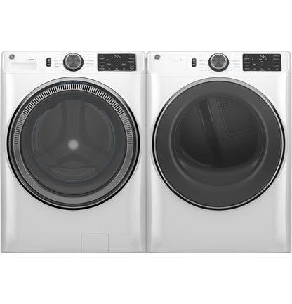 GE APPLIANCES GFD65GSSVWW Ge 7.8 Cu. Ft. Capacity Smart Front Load Gas Dryer With Steam AN...