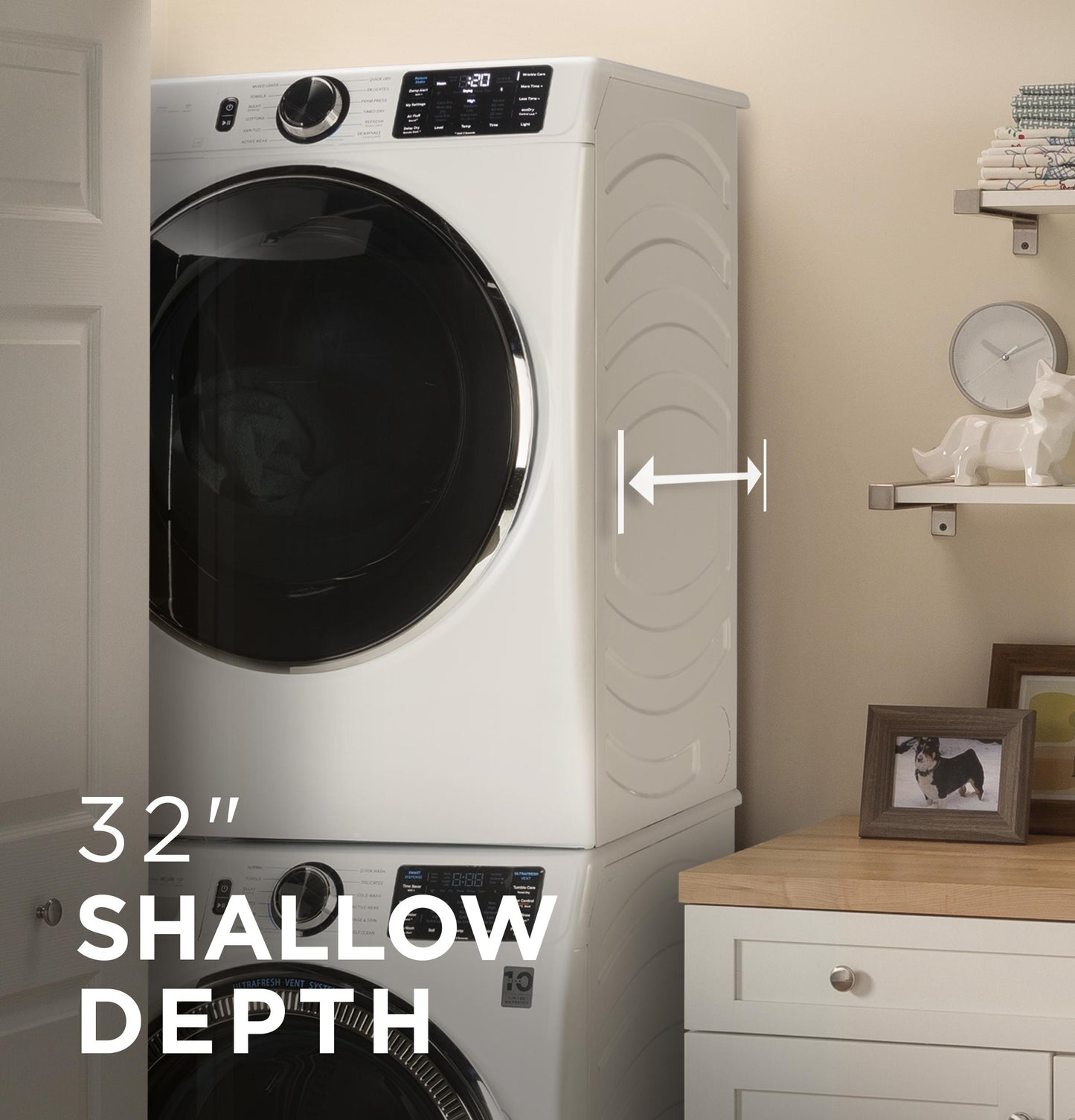 GE APPLIANCES GFW655SSVWW Ge 5.0 Cu. Ft. Capacity Smart Front Load Energy Star Steam WA...